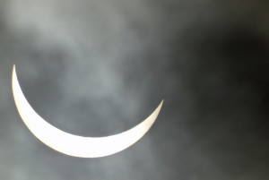 One of Alex's photos of the eclipse over Westbury