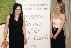Natasha Penny and Chrystal at the Wilts Business Awards